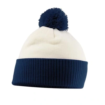 Image de Beechfield B451.OWH FNA Snowstar Two Tone Bonnet Mixte, Noir, Taille Unique