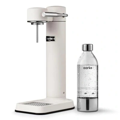 Image de Aarke Carbonator 3, Machine à Soda avec Bouteille d&#039;eau, Finition Blanc mat
