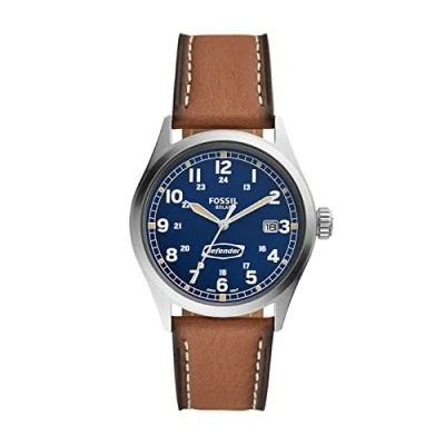 Image de Fossil Defender Montre silvercoloured, Homme, Taille: One Size, Silver coloured