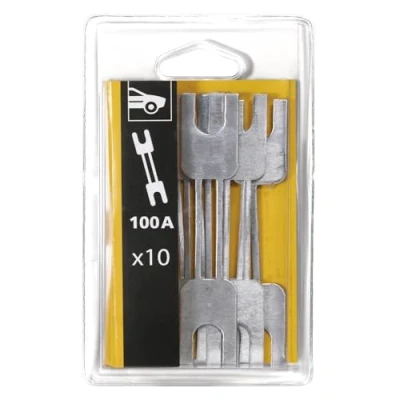 Image de GYS 054486 Kit de 10 fusibles 100 A Jaune
