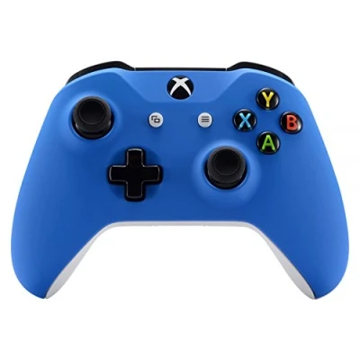 Image de eXtremeRate Coque Avant de Remplacement pour Xbox One S/X Manette, Shell Coloré Manette (Modèle 1708), Bleu