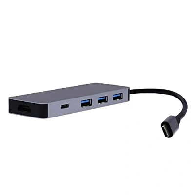 Image de Tnb Hub USB C 6 en 1 T&#039;nB Collection iClick Gris