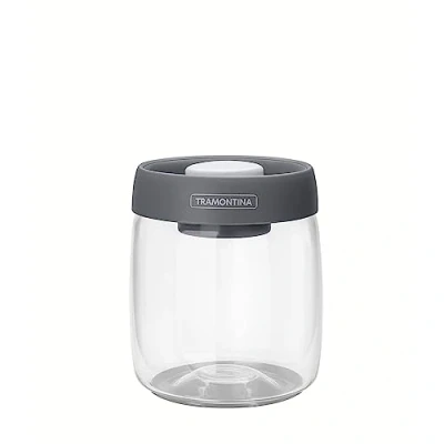 Image de Tramontina Bocal de conservation en verre, 0,8 l, couvercle sous vide, diamètre : 11,1 cm, transparent