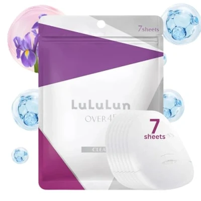 Image de Lululun OVER 45 Clear Sheet MASK 7PACK Masque visage, Taille: 113 ml,