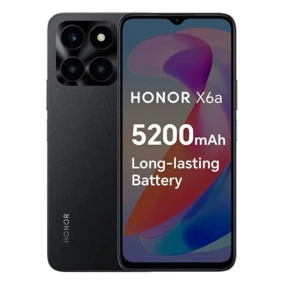 Image de HONOR X6a Téléphone Mobile 6,56 Smartphone Android13 4Go+128Go, 90Hz, 50MP Triple Caméra, 5200mAh Batterie &amp; Supercharge, Dul SIM,NFC Noir