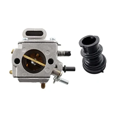 Image de HURI Carburateur avec collecteur d&#039;admission pour tronçonneuse Stihl 029 039 MS290 MS310 et MS390