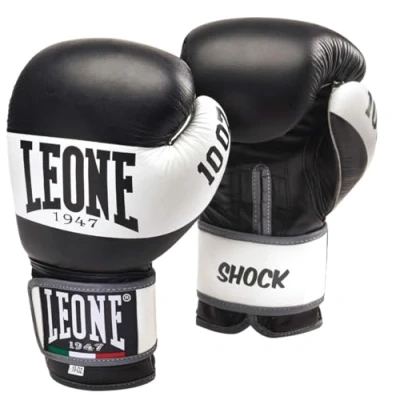 Image de LEONE 1947, Gants de Boxe Choc, Adulte Unisexe, Noir, 10 OZ, GN047