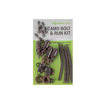 Image de Korum Camo Bolt &amp; Run Kit Maat : Large