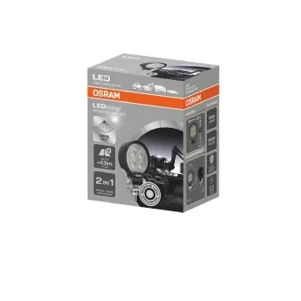 Image de OSRAM LEDriving® Round WL VX80 WD, LEDWL104 phares de travail LED OFF ROAD, 1350 lumens, faisceau lumineux jusqu&#039;à 43 m long, 12V/24V, boîte pliable (1 lampe)