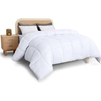 Image de Utopia Bedding Couette 220x230 cm, Douce en Microfibre (Gris)