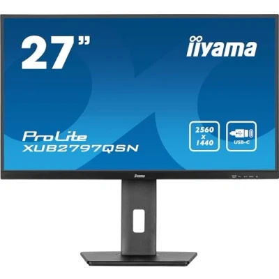 Image de iiyama ProLite XUB2797QSN B2 écran plat de PC 68,6 cm (27 ) 2560 x 1440 pixels 2K Ultra HD LED Noir Neuf