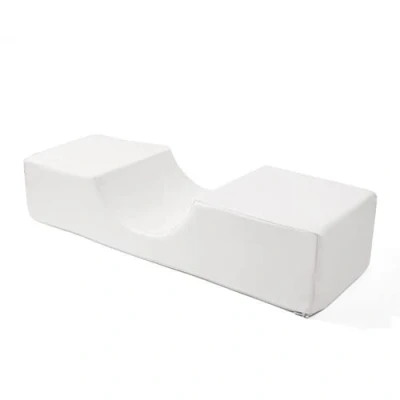 Image de ausuky Oreiller spécial pour extensions de cils greffé en forme U (cuir blanc)
