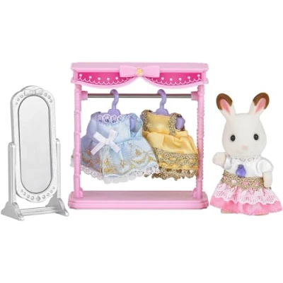 Image de Sylvanian Families Dressing AREA SET Miniatures pour enfants, Taille: One Size, Multi coloured