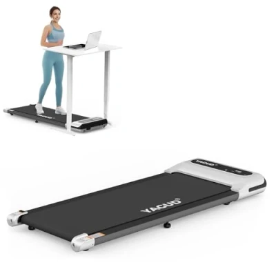Image de Tapis de Course Yagud pour la Maison, 2 en 1 Walking Pad, 2,5 CV, Bureau avec télécommande et Affichage LED Maison Le Bureau, Treadmill for Home 6km/h