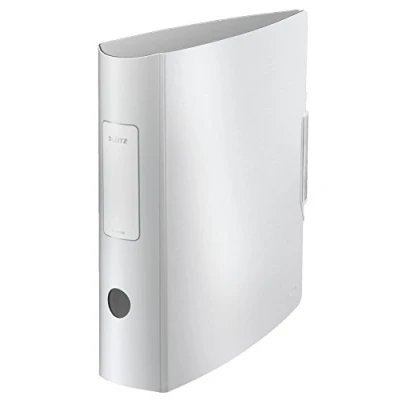 Image de Leitz 110800004 Classeur à Levier blanc Effet Brossé