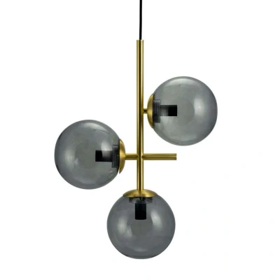 Image de Dyberg Larsen Como suspension, 3 lampes, laiton