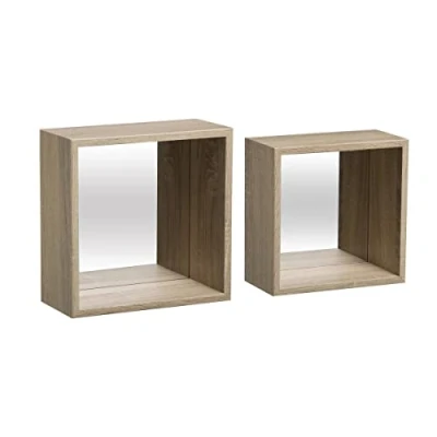 Image de ETAGERE FIXY Miroir Cube NAT X2