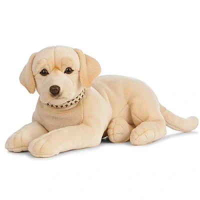 Image de Living Nature Golden Labrador Géant, Chien en Peluche Doux et Réaliste, Écologique Naturli, 60cm
