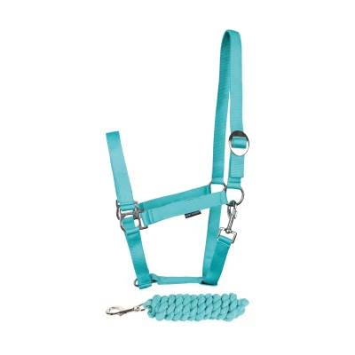 Image de Harry&#039;s Horse Ensemble licol Initial Full Turquoise