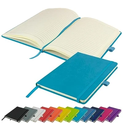 Image de Carnet de notes A5 nouveau bloc à couverture rigide (bleu sarcelle)
