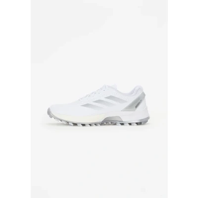 Image de adidas Golf Adizero Chaussures de golf, Femme, Taille: 38 2/3, White/silver/grey Matière synthétique / textile