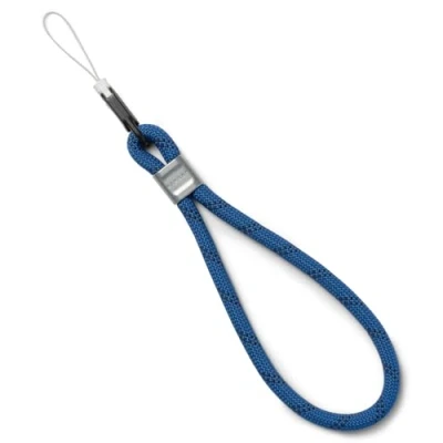 Image de Ringke Rope Hand Strap Dragonne Polyester Sangle de Téléphone Portable Résistant et Ajustable Multi Usage Cordon Wrist One Touch Buckle Accessoires Blue