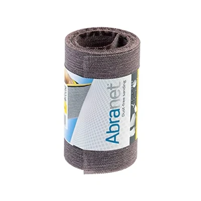Image de MIRKA Abranet rouleau de ponçage filet 115 mm x 2,5 m autoagrippant grain P180 1 pour poncer le bois, mastic, la peinture, plastique AE555F0118