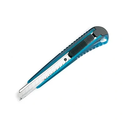 Image de Rapesco RCK001A1 Cutter Rétractable 9 mm, Multi Usage, Violet ou Bleu
