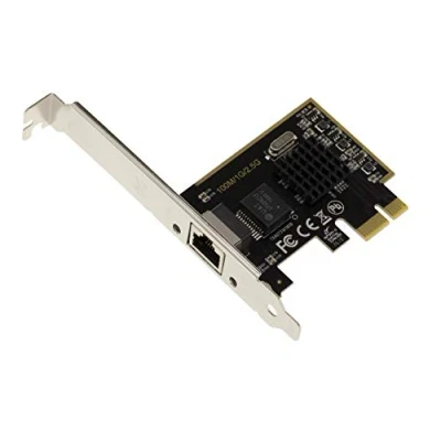 Image de KALEA INFORMATIQUE Carte contrôleur réseau PCIe 2.5 Gigabit ethernet 10 100 1000 1G 2.5G avec connecteur RJ45 et Chipset Realtek RTL8125