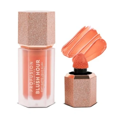 Image de Profusion Cosmetics Blush Hour pour le visage, léger et durable, doux mat, offre une finition naturelle, texture crémeuse qui est à construire, outil de beauté essentiel augmenter votre