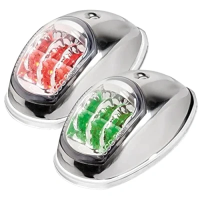 Image de Osculati 11.039.21 Feux de Navigation EVOLED Source Lumineuse LED Faible Consommation, Argent