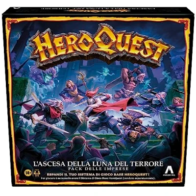 Image de Avalon Hill, HeroQuest, Pack d&#039;entreprise la montée de Lune Terreur, pour Jouer Vous devez Avoir Le Système Jeu Base Roleplay