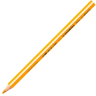 Image de Stabilo Trio crayon graphite Crayons (Orange, Jaune, 4,2 mm)