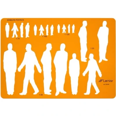 Image de Modèle homme silhouette de ciseaux Pochoir d&#039;architecte dessin technique Section architecture