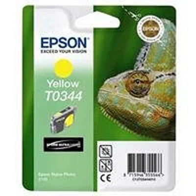 Image de Epson T0344 Cartouche d&#039;encre d&#039;origine Jaune pour Stylus Photo 2100 Amazon Dash Replenishment est prêt
