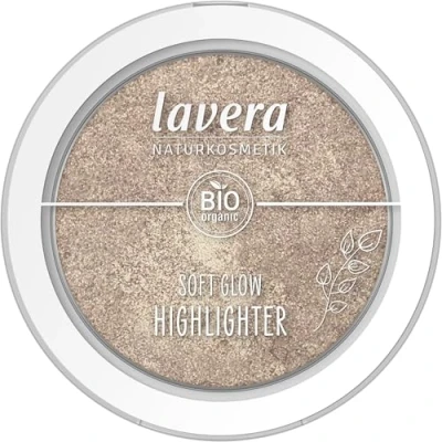 Image de lavera Soft Glow Highlighter Ethereal Light 02 nude Bio Mandelöl &amp; Vitamine E Végan schimmernd samtige Textur (1 x 5,5g)
