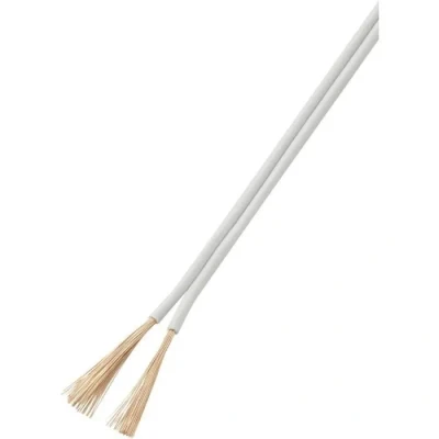 Image de Fil de câblage TRU COMPONENTS NYFAZ CCA 1565083 2 x 0.75 mm² Blanc 50 m