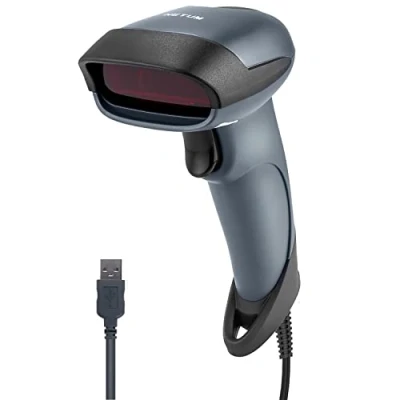 Image de NETUM Lecteur Code à Barres Barcode Scanner Laser Douchette Optique de Haute Vitesse avec USB Filaire Longue Portée Indicateur Buzzer Portable POS pour Win 7 8 Mac Os X 10.8.4 NT M1