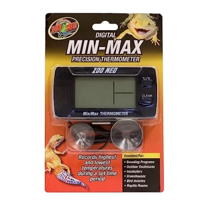 Image de Zoo Med Thermomètre Digital de précision Mini Maxi. TH 32 E. pour Reptiles. ZO 387377
