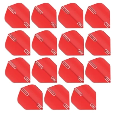 Image de RED DRAGON Hardcore XT Rouge Extra Épais Standard Fléchettes Dart Flights 5 Jeux par Paquet (15 Vols au Total)
