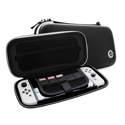 Image de Stealth Premium Travel Case pour Nintendo Switch &amp; Lite Black (Etui de voyage) Neuf