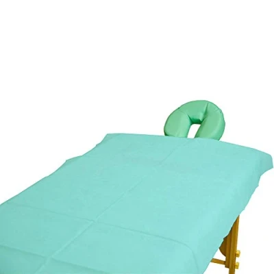 Image de Teqler 131042mint Draps à usage unique pour table d&#039;examen et de massage, 200 cm x 70 (100 er pack)