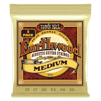 Image de Erthwd Med 8020 Brnz Ac Gtr Strings 3 Pk 13 56