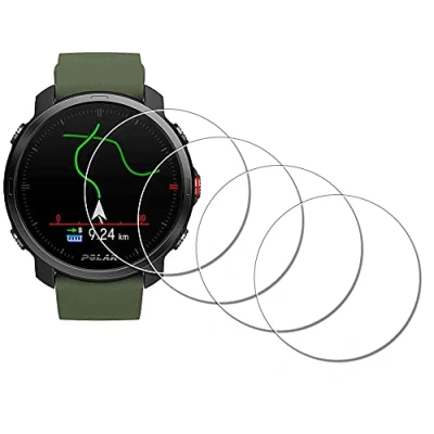 Image de iDaPro Verre Trempé pour Polar Grit X Protection Ecran, Films Protecteur Montre Installation Facile Anti rayures et Sans Bulles Lot de 4