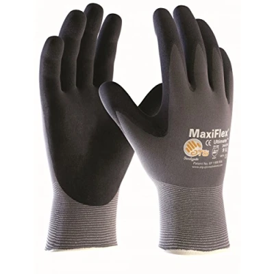 Image de 3 Paires de MaxiFlex Ultimate Gants Travail enduits Nitrile, Taille:XL