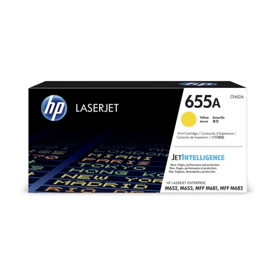 Image de HP 655A (CF452A) Jaune Toner