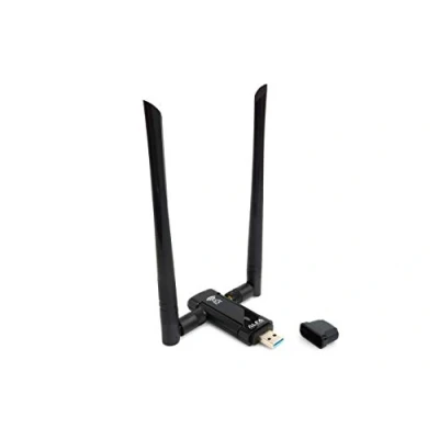 Image de ALFA Network Adaptateur Wi FI sans Fil à Double Bande de Couverture Longue portée AC1200 USB avec antenne externe Haute sensibilité Windows, MacOS et Kali Linux Soutenu