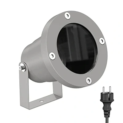 Image de ledscom.de projecteur de jardin DUK pour l&#039;extérieur, IP65, prise, gris, 1x GU10 max. 15W, Led, extérieur, projecteur, jardin, Gu10,