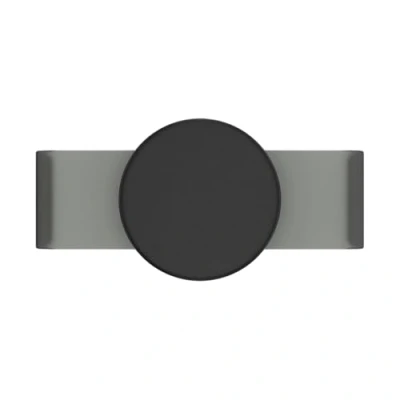 Image de PopSockets: PopGrip Slide Non Adhesive Phone Grip &amp; Stand with a Swappable Top for iPhone 11 Pro Max Silicone Case Black Haze