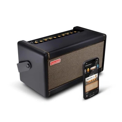 Image de Positive Grid Spark Amplificateur pour Guitare, Combo de 40 Watts Guitare Électrique, Acoustique et Basse avec Application Mobile (Noir)